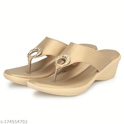 Stylish Casual Heels : Fancy Wedge Heels : Woman Sandals : Ladies Heels : Wedge Slippers