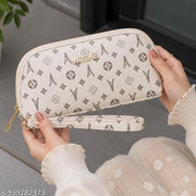 SYGA Women's Multi-Function Long Wallet & Spring Shell Bag Set – Stylish Wallet, Coin Purse(White)