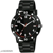 HRV AV 126 Black Pu And Leather Bracelet Men Watch