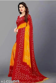 Most Bandhani tranding saree