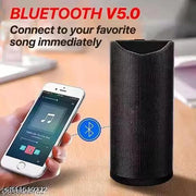 T-113 Pro Type-c Charging Portable wireless Mini Small Bluetooth Travel speaker with clear stereo audio sound & balanced bass 9 (Black,Blue or red color according to stock avaialble)