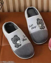Winter Warm Slippers and Carpet Slippers For Women  Home Fluffy Furry Slippers New Fashion Soft Plush Platform Non Slip Bedroom Slides Multicolour 1 Pair || Flip-flops & Slider || unisex boys & Girls ||