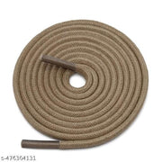 Shoe Lace Round Light Grey Khaki 120cm 2pair for Flat sneakers canvas boot sport hiking shoes