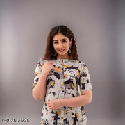 MAGIC PRINTED KURTI FOR WOMEN