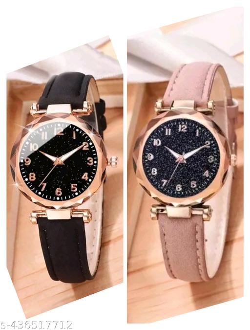 Very stylish Analog Watch for Girls & Women (pack of 2)