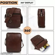 Messenger small sling bag for men women office use persnol casual with adjustable Strap