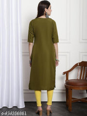 Polyster/Crepe fabric-Premium Kurtis