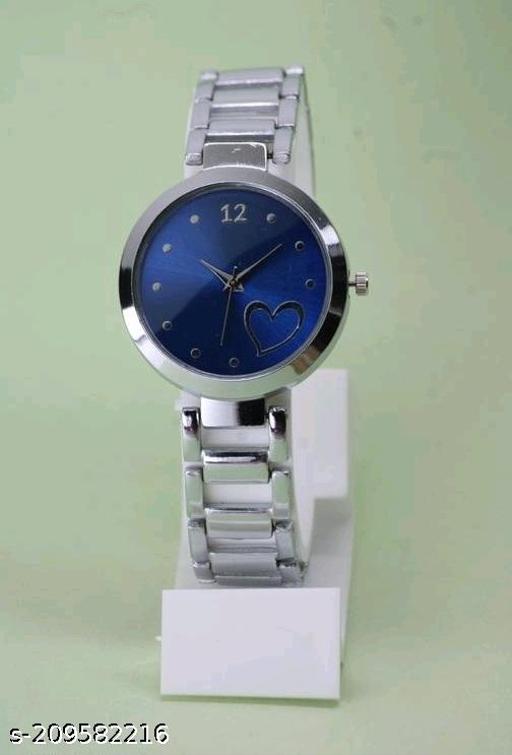 Best Quality Solid Textured Round Case Dial Shiny Metal Belt Women Analog Watches for Girls