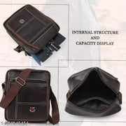 Casual Crossbody Synthetic Leather Men Sling Bag/Shoulder Bag for Men/Travel Bag/Cross Body Bag/Office Business Bag/Messenger Bag/Stylish Sling Bag for Men