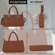 Latest Trendy Branded Brown Handbag For Girls and Women's