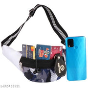 Rockzone-Enterprise-Waist-Bag-For-Men & Women-Leather-Zipper Closure-Adjustable Straps-Stylish waist bag