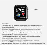 New Trending Square Digital Watch Pink Color For Girls Series of 9 Girls & Kid.