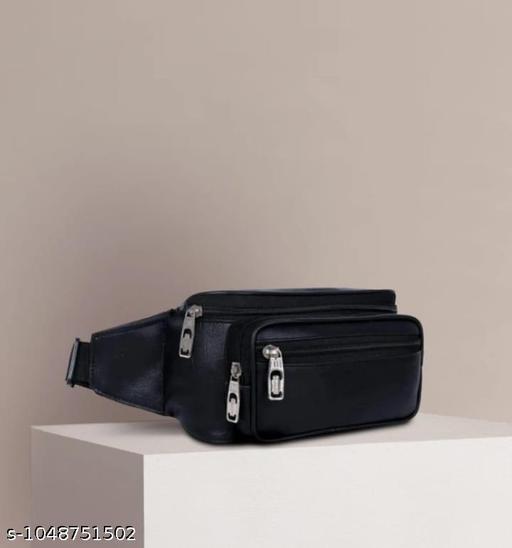 Latest Men Women Leather Waist Pack Travel Bags For Money| Belt| Cards |Mobile| Documents| Kit| Books and Bills Dairy Pouch Cross Side Bag For Men Women .With Belt Stylish Small Luggage Accessories Bag I Waist Bags I Fanny pack.