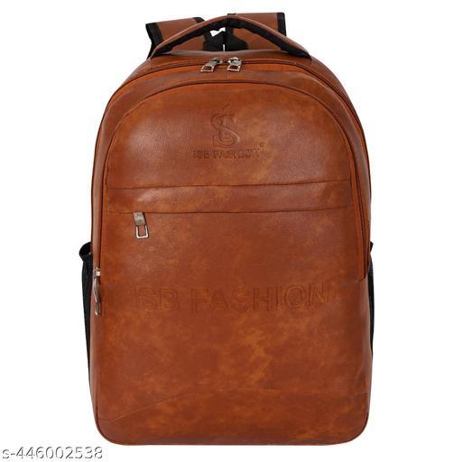 -Latest Leather Fashionate School Bags Laptop Backpack Waterproof PU Leather Backpacks for Men Women Boys & Girls Backpack Unisex Artificial leather backpack bag/casual/college/school/office 30 Liters
