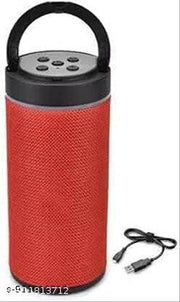 Kt125 High Bass 10W Bluetooth Speaker Thunder Sound Portable  AUX , USB , SD Card,4 hour battery backup,RED pack of 1
