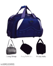 Strolley duffle lugguge travel trolley bag for men women girl boy kid and children trendy