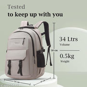 Sports By Tinytot 34 Litre, Stylish & Trendy Water Resistant Hi Storage School Collage Travel Laptop Backpack Bag for Boys, Girls, Mens &  Womens, 20 Inches