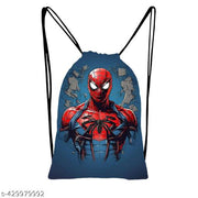 Printed Dori Bag Drawstring Backpack Small Bag Gym Bag tution bag Gift Bag for Everyday Use