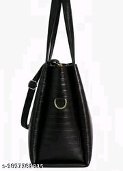 Women’s Croco Textured Tote Handbag | Multi Compartment Shoulder Bag | Stylish Office & Casual Bag