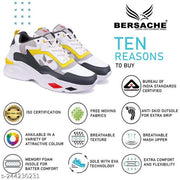 Men's Bersache Lightweight Casual Shoes with High-Quality Soles | Comfortable Shoes for Sneakers, Walking,  Training, and Daily Wear (Yellow)