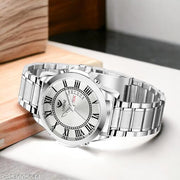 Lorenz Day & Date Edition Silver Dial Analog Watch for Men | Watch for Boys- MK-4031R
