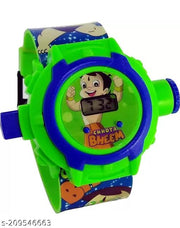 24 Photos Cartoon Images Projector Watch Birthday Return Gift for Kids Pack of 1 (M3)