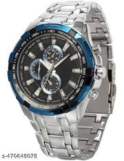 Stylish Men Analog Watch | Stainless Steel Strap | Party & Daily Wear