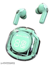 ULTRAPOD PRO Earbuds BT Wireless 5.3, Transparent Charging Case, (Green)