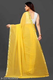 NEW FENCY GEORGETTE CUT WORK SAREE