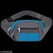 Mithras Polyester Waist Bag for Men,Women/Fanny Pack for Hiking Travel Camping Running Sports Outdoors/Money Belt with Adjustable Strap