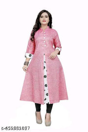 selfi colour kurti pink