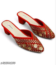 Heel red bell wedding