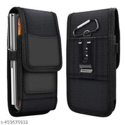 Mobile Pouch for Men, Mobile Bag Waist Pouch Belt Mobile Pouch Phone Case Mobile Belt Pouches for Xiaomi Redmi Samsung iPhone(6.8'' Black)