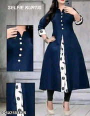 Selfi Cotton Branded Kurti