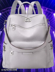 MomsyStore Leatherette Backpacks For Women And Girls
