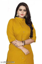 Trandy Atractive Pintex-Pocket kurti
