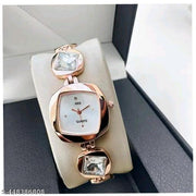 "Analog Women's Watch Stainless Steel Dial Wrist Watches for Women Stylish Belt Ladies Watch - Water Resistant Watches for Girls"