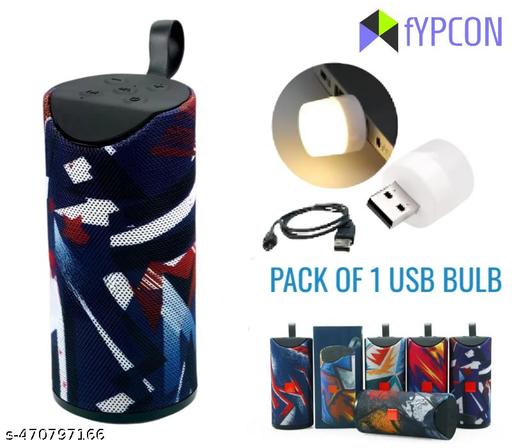 FYPCON TG-113 10 Watt Wireless Bluetooth Portable Speaker(BLUE)+BULB
