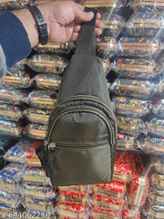 STYLISH CHEST BAG FOR MAN  GREEN