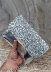 Partywear Shinning Sling Bag/Clutch For Women & Girls.
