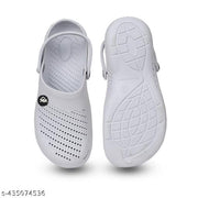 XDOX Kids Sole Classic Casual Clogs with Adjustable Back Strap | Comfortable & Light Weight, Anti Skid and Waterproof Casual and Stylish Clogs for Kids
