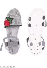 LifeO-Modern Graceful Black Slider For Girls and Woman