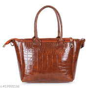 WOB (World Of Bag) -Premium Quality Trending versatile Design Casual  And Formal Attire Comfortable Handbag  Daily use Handbag for Office School Use Etc. handbag Shoulder Bags Hand Purse for Women And Girls (Tan)