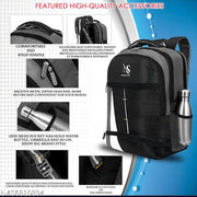 35 L Casual Waterproof Laptop Bag/Backpack for Men Women Boys Girls/Office School College Teens & Students