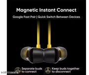Z3 Bluetooth Neckband Earphones with Mic | Magnetic Wireless Neckband | Deep Bass HD Sound | Type C Fast Charging @17
