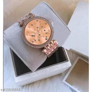 Medboo Analog Star Rose Gold Women Wrist Watch