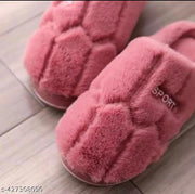 Winter Women House Slippers Faux Fur Fashion Warm Shoes Woman Slip on Flats Female Slides Puffer cozy home furry slippers || Flip flops || Carpet slippers || slippers for women and Girls ||