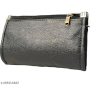 Flikker: Stylish Women’s PU Leather Hand Purse for ladies - Compact Mini Coin Clutch Wallet Bag Daily Use, Multi Zip Women Clutch Bag Mobile Purse for Girls Under 200 (Black, Pack of: 1)