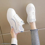 Wogdan Modern White Sneaker Casual Shoes For Women