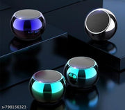 Mini Wireless Bluetooth Speaker – Portable Metallic Bass Speaker Wireless Bluetooth Connectivity mini bluetooth speaker, portable wireless speaker, small bass speaker
